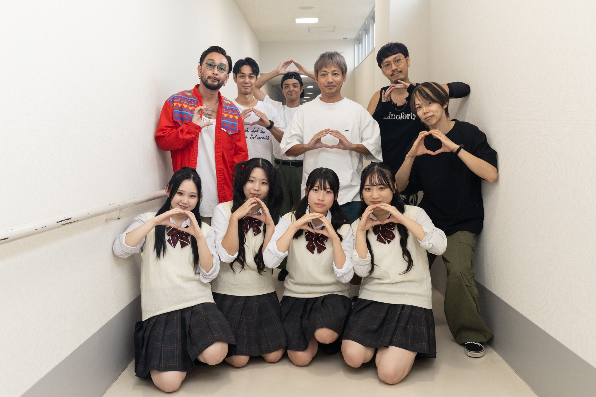 本校ダンス部と吹奏楽部がORANGE RANGEとコラボしました！ | 福岡女子 
