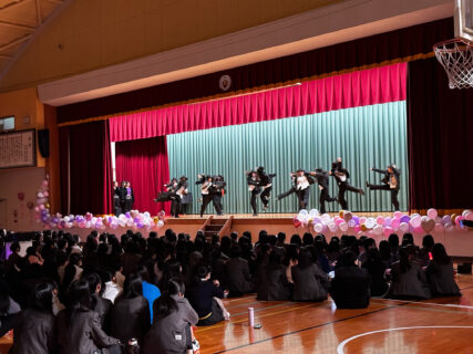 3年生を送る「予餞会」を開催しました