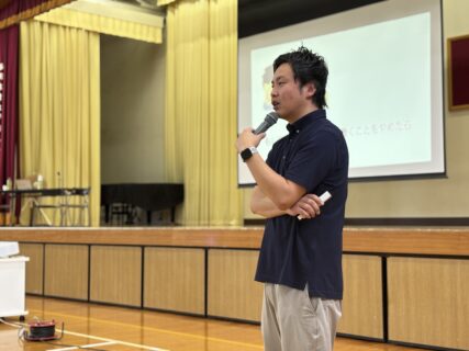 柴山先生による進路講演会～福岡教育大学付属福岡中学校～