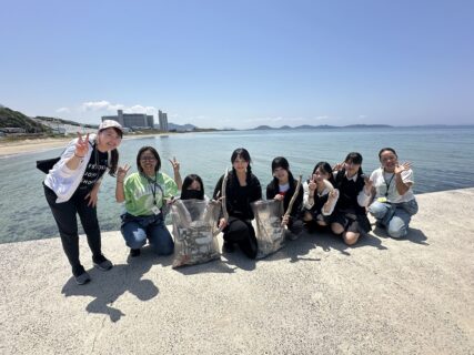 【活動報告】ソーシャルビジネスの授業でビーチクリーン実施！生徒考案のアイデアで海洋ゴミをアクセサリーへ