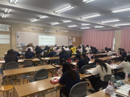 【小論文講座】がんばれ3年生！